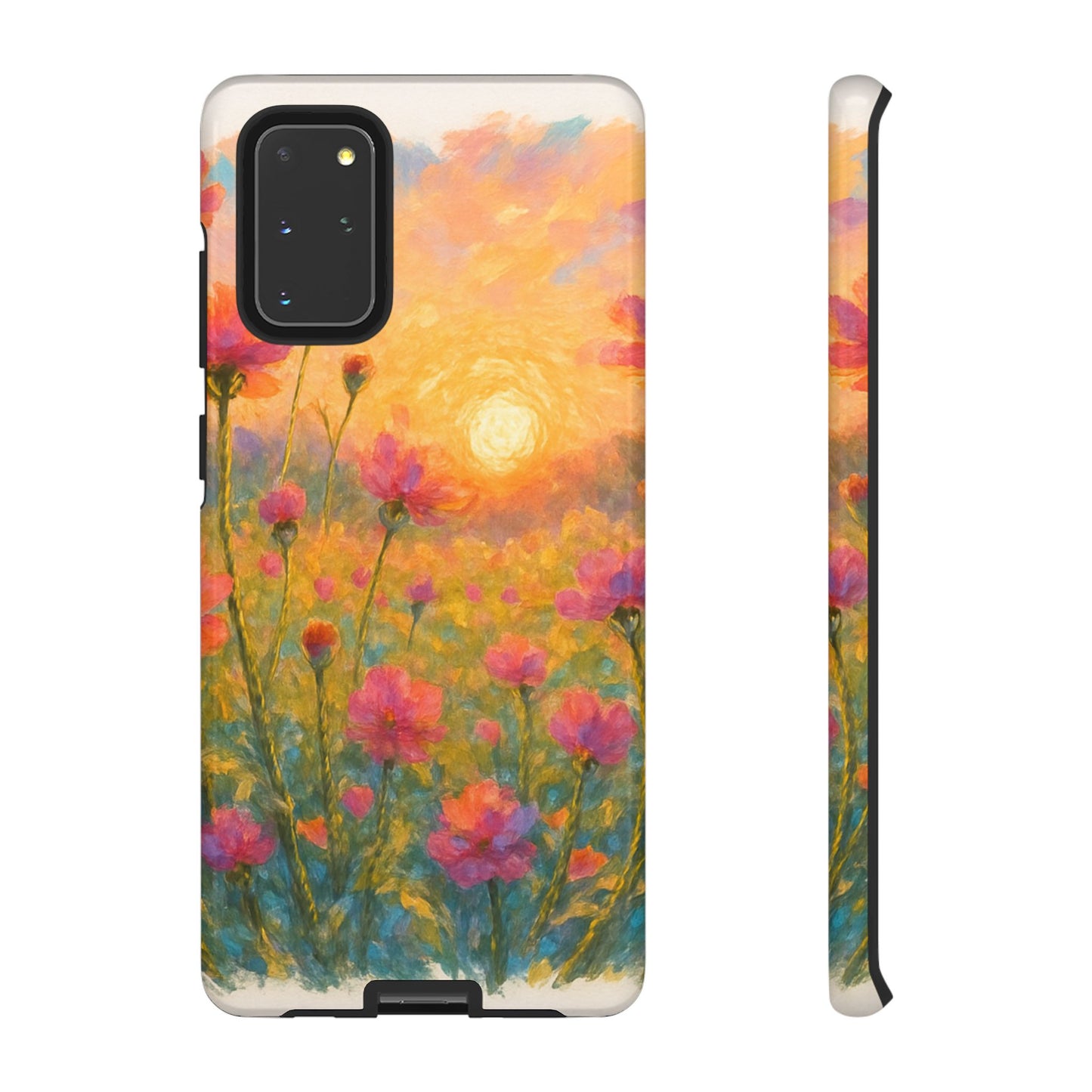 Sunset Petalwave - Floral Sunset Tough Case